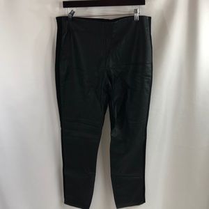 Chico’s Faux Leather Leggings 2 / L